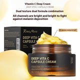 Deep Vitamin C Capsule Cream Fade Spots Shrink Pores Repair